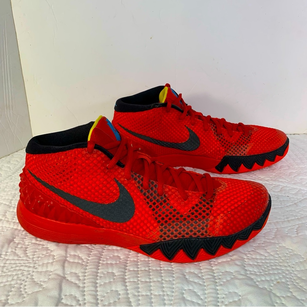 Nike Air Zoom Kyrie 1 Deceptive Red/Black Basketball Shoes Men’s SZ 10 705277606